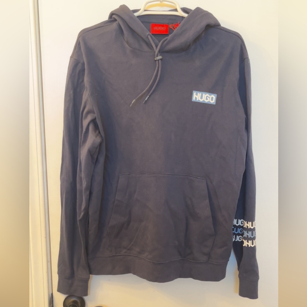 Hugo Boss Navy Blue Hoodie